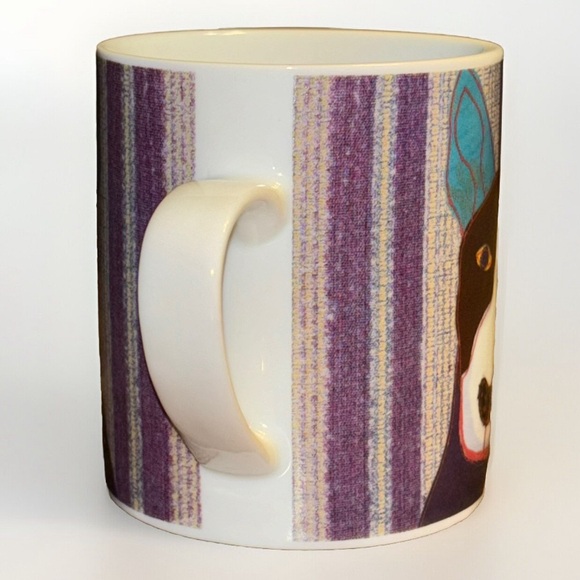 Magpie Bull Terrier Dog Coffee Mug EUC - Picture 3 of 7